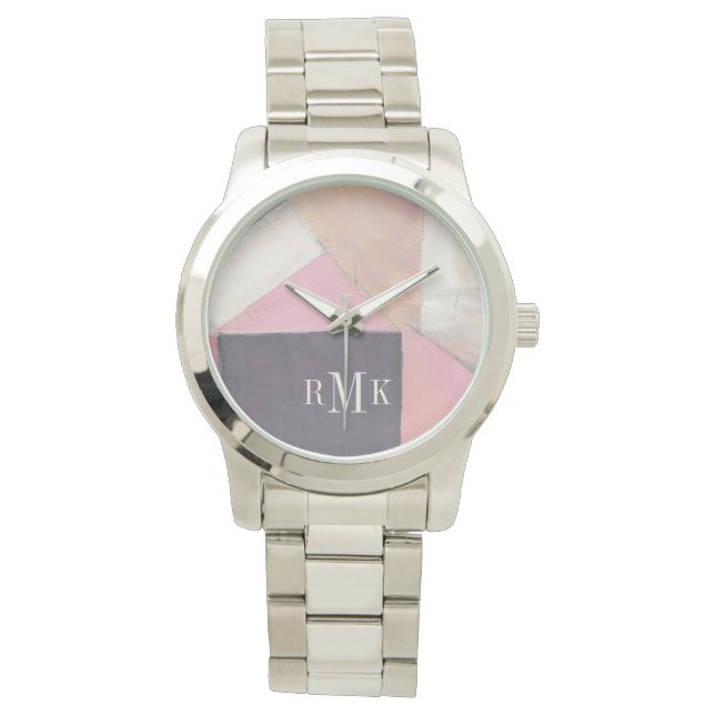 Montre Monogramme | Épouse blanche (devant)