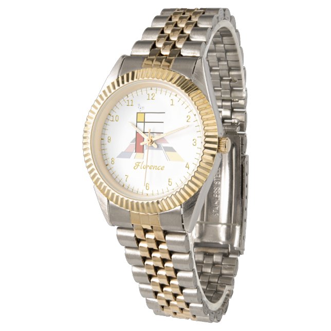 Montre Monogramme "F" - Florence (Incliné)