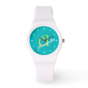 Montre Monogramme féminin personnalisées Sporty