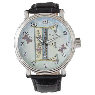 Montre Monogramme floral E