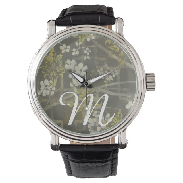 Montre Monogramme | Patterned Blossom Branch I (devant)
