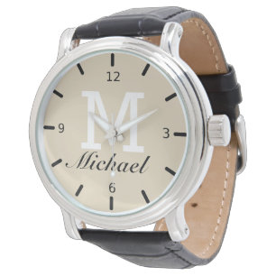 Montre Monogramme personnalisé