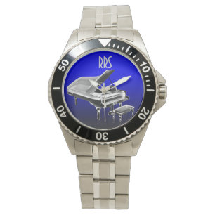 Montre Monogramme personnalisé Grand Piano Monogramme Mon
