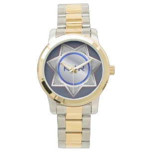 Montre Monogramme personnalisé Monographie de l'insigne S