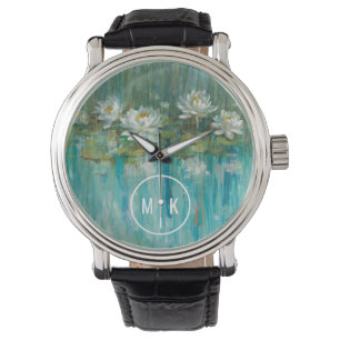 Montre monogramme   Water Lily Pond