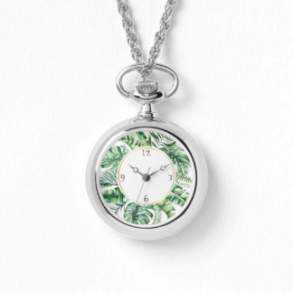 Montre Monstera Tropical Wreath Womens Watch