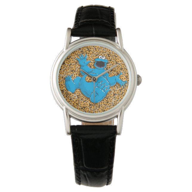 Montre Monstre et cookies vintages (devant)