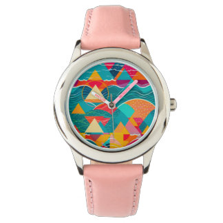 Montre Montagnes et rivière abstraites