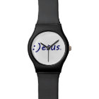 Montre-bracelet de sourire de Jésus
