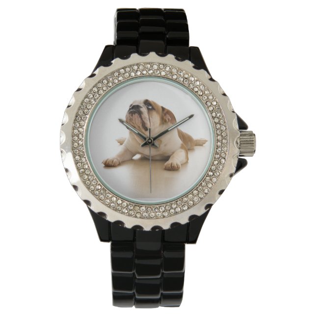 Montre Montre-poignet Bulldog anglais (devant)