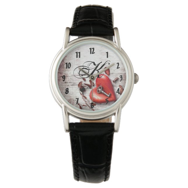 Montre Montre-poignet personnalisé Pays Bois Clé de mon H (devant)