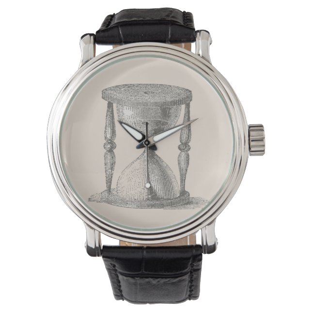 Montre montre, vintage sablier, élégant (devant)
