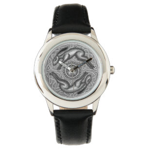 Montre Morceau courant jumeau de temps de lièvres