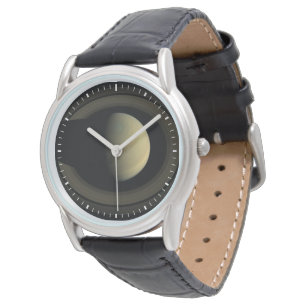 Montre Mosaïque De La Planète Saturne Et Ses Principaux A