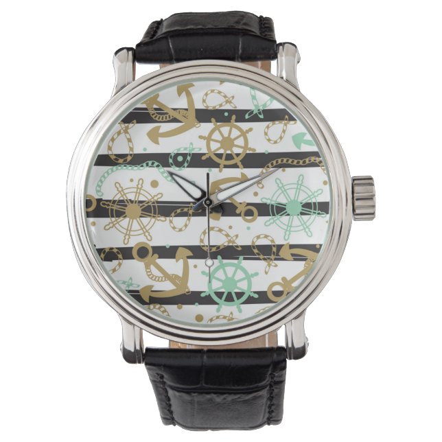 Montre Motif Ancre maritime (devant)