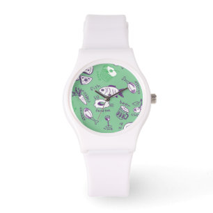 Montre Motif avec la nourriture
