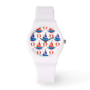 Montre Motif bateau à voile