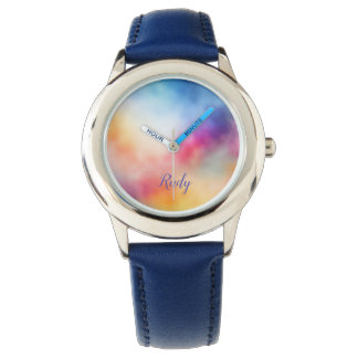 Montre Motif batik coloré