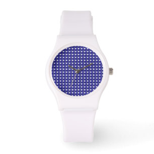 Montre Motif bleu