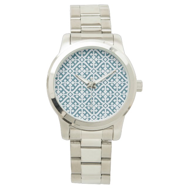 Montre Motif bleu Amadora (devant)