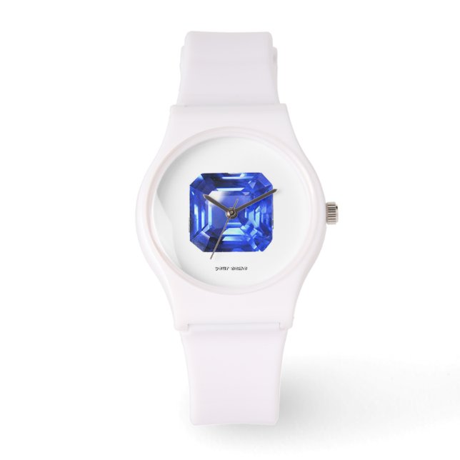 Montre Motif bleu ciel (Recto)