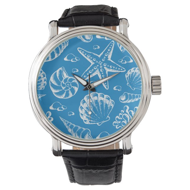 Montre Motif Blue Beach (devant)