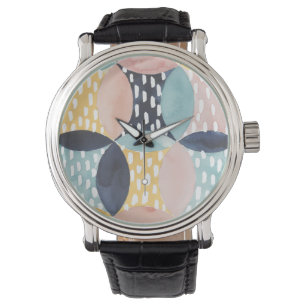 Montre Motif circulaire Abstrait