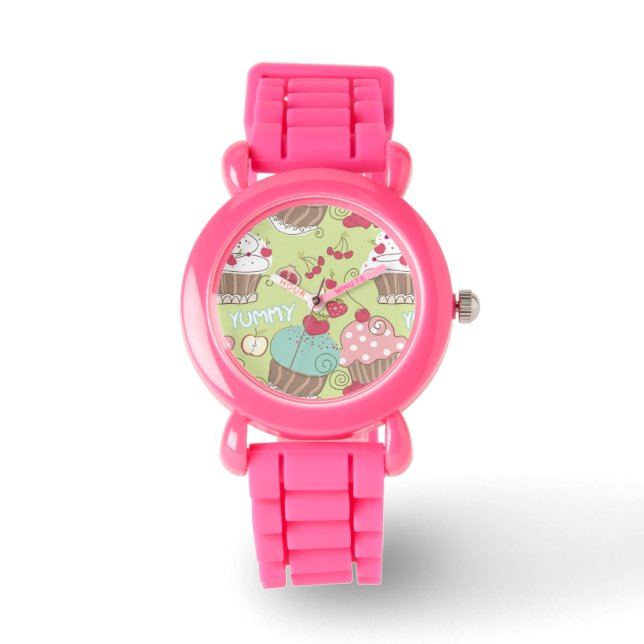 Montre Motif Cupcake (Recto)