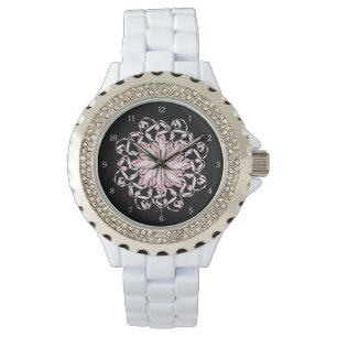 Montre Motif de ballet (rose)
