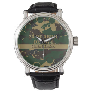 Montre Motif de camouflage de véhicule militaire