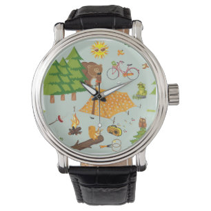 Montre Motif de camping