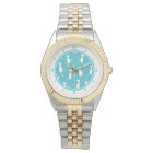 Motif de chats Turquoises et blancs lumineux