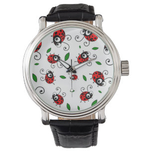 Montre Motif de coccinelle