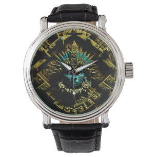 Montre Motif de design Aztec deux