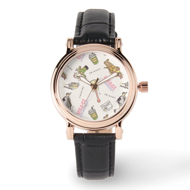 Montre Motif de dessin animé Tan FRIENDS™ (Recto)
