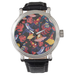Montre Motif De La Grenouille Amoureuse