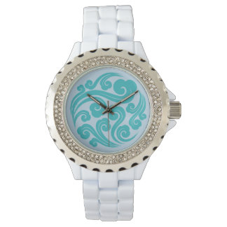 Montre motif de nuage chinois traditionnel