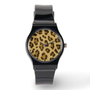 Montre Motif de peau Poster de animal léopard