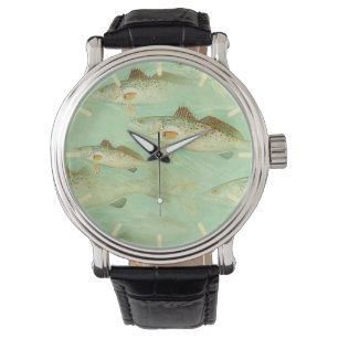Montre Motif de poisson de bar 