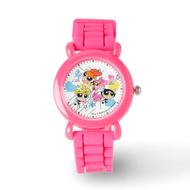 Montre Motif de Powerpuff Girls Townsville (Recto)