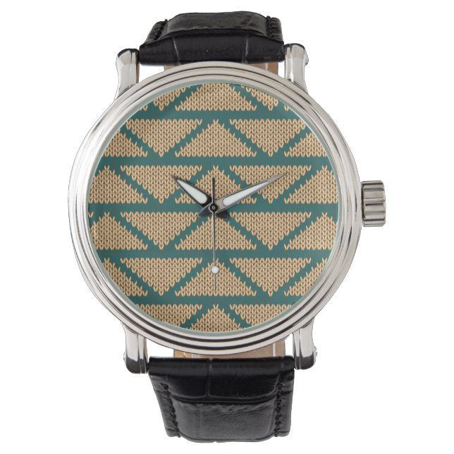 Montre Motif  de style ethnique (devant)