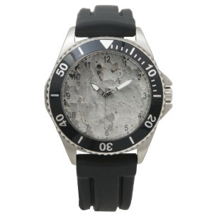 Montre motif d'écorce d'arbre