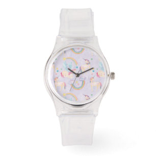 Montre Motif des licornes magiques