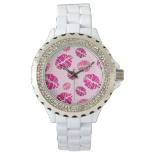 Montre Motif d'impression en forme de baisson