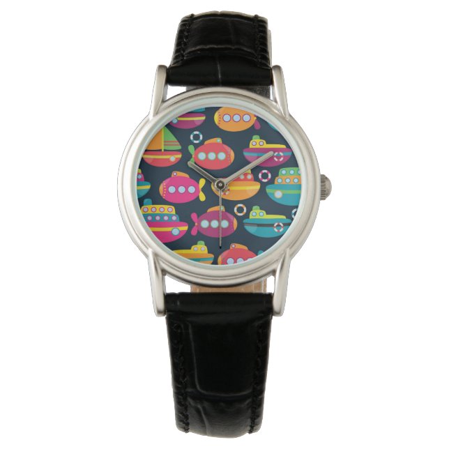 Montre Motif du transport maritime (devant)