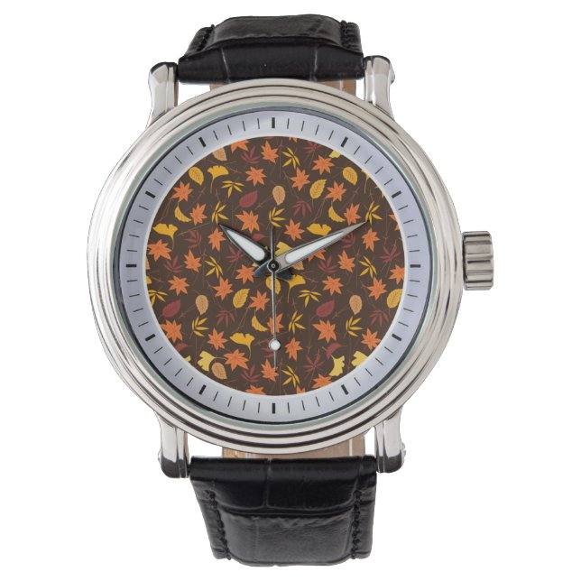 Montre Motif Feuille de l'érable-45947 (devant)