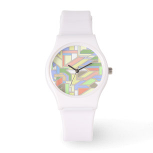 Montre Motif géométrique 3