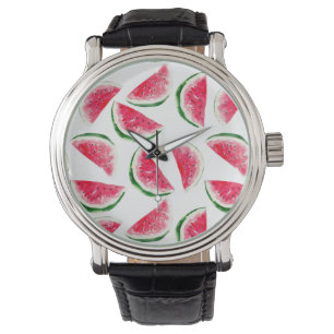 Montre Motif mignon d'ananas et de pastèque