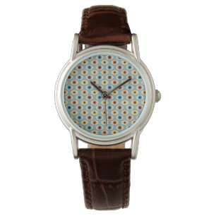 Montre Motif oculaire rétro