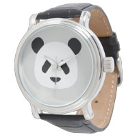 Motif Panda minimaliste - gris clair